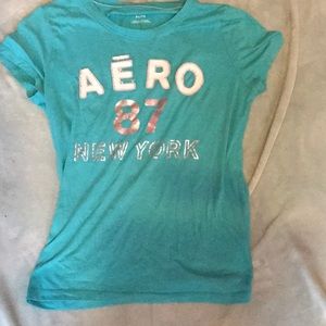 Aeropostale blue tee